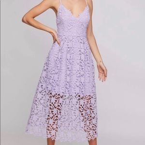 ASTR the Label Lace Midi Dress